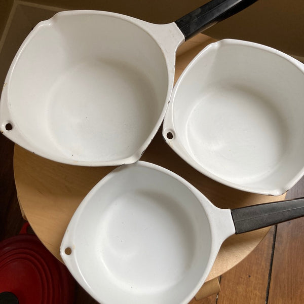 Set Le Creuset casserole en steelpannen Raymond Loewy