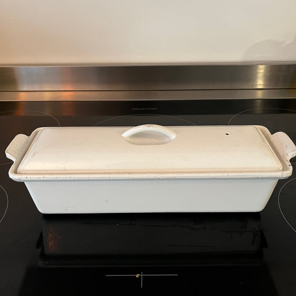 Le Creuset gietijzeren terrine 28 cm wit