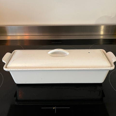 Le Creuset gietijzeren terrine 28 cm wit