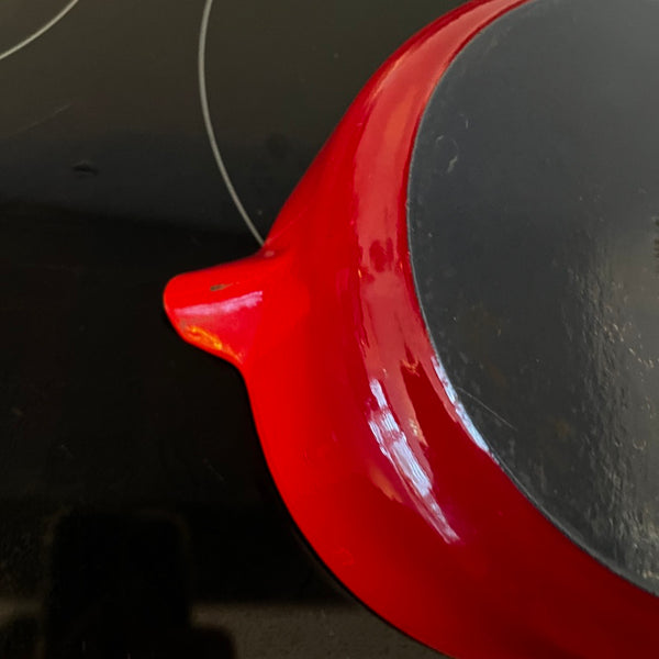 Kersenrode Le Creuset steelpan 18 cm