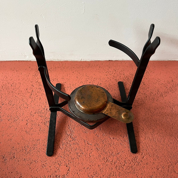 Le Creuset fondueset inclusief Creuset vorken Enzo Mari