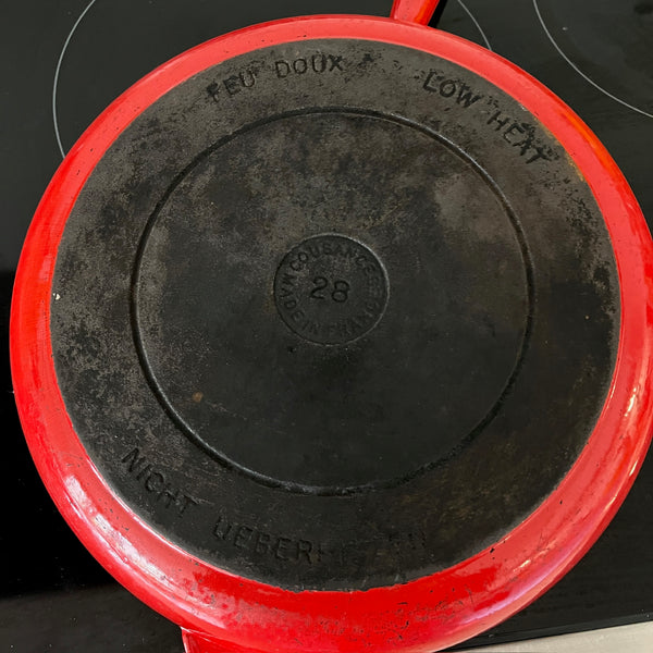 Cousances/Le Creuset gietijzeren pakpan 28 cm