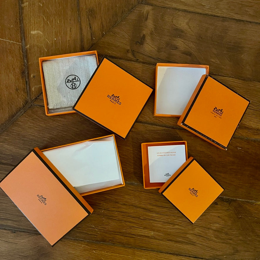 Set van vier Hermes doosjes