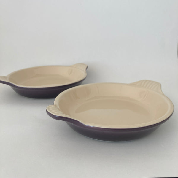 Le Creuset set ovenschaaltjes 16 cm paars