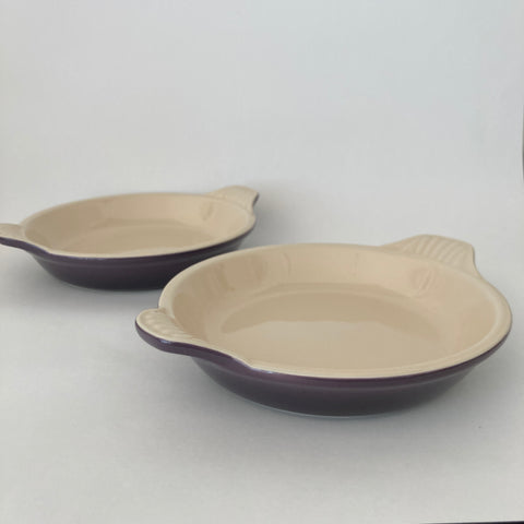 Le Creuset set ovenschaaltjes 16 cm paars