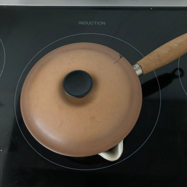Le Creuset steelpan met deksel 16 cm