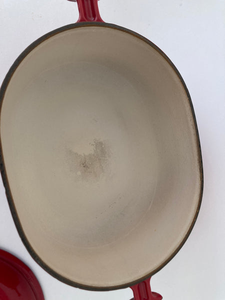 Le Creuset braadpan Enzo Mari cocotte 29 cm kersenrood