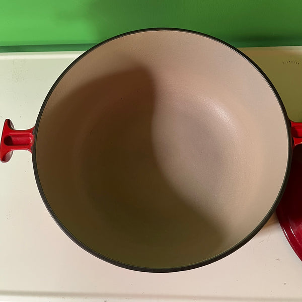 Le Creuset braadpan Enzo Mari cocotte 29 cm kersenrood