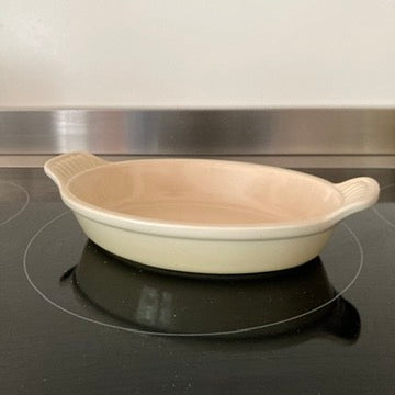 Le Creuset ovenschaaltje geglazuurd aardewerk wit 25 cm