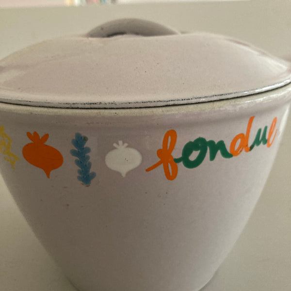 Le Creuset fonduepan / sauspan