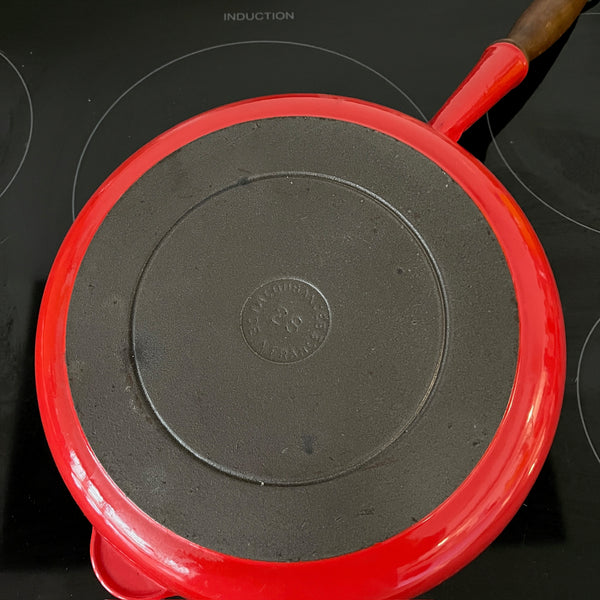 Cousances/Le Creuset gietijzeren pakpan 28 cm nieuwstaat