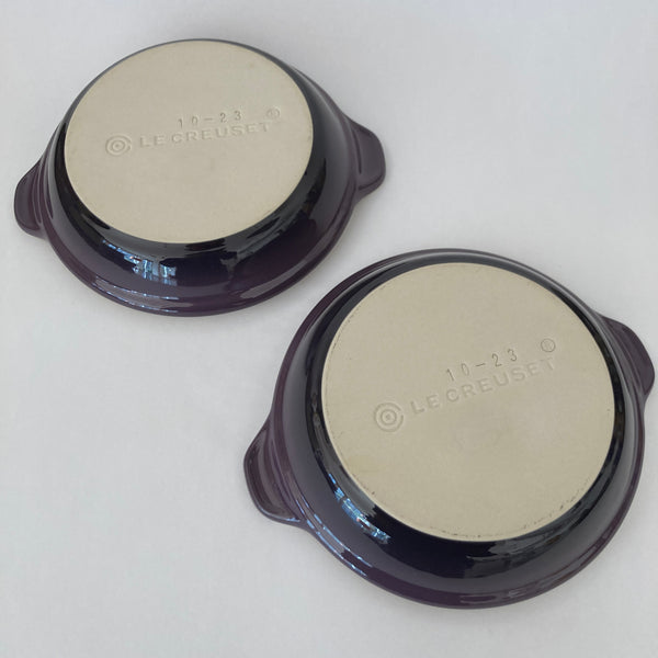 Le Creuset set ovenschaaltjes 16 cm paars