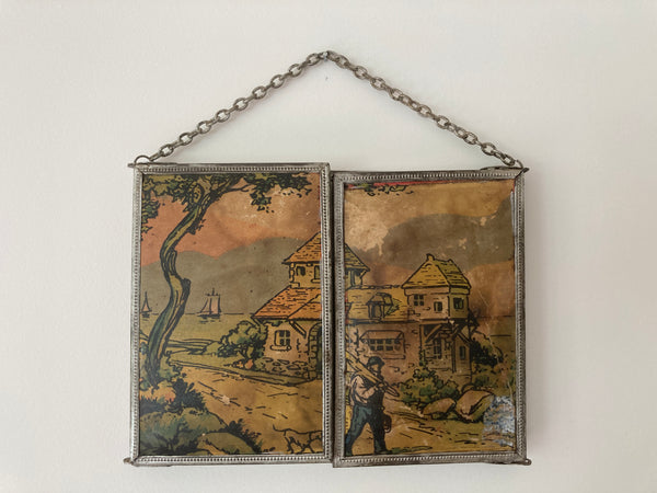 Antieke reisspiegel