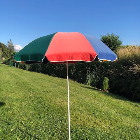 Gekleurde tuinparasol