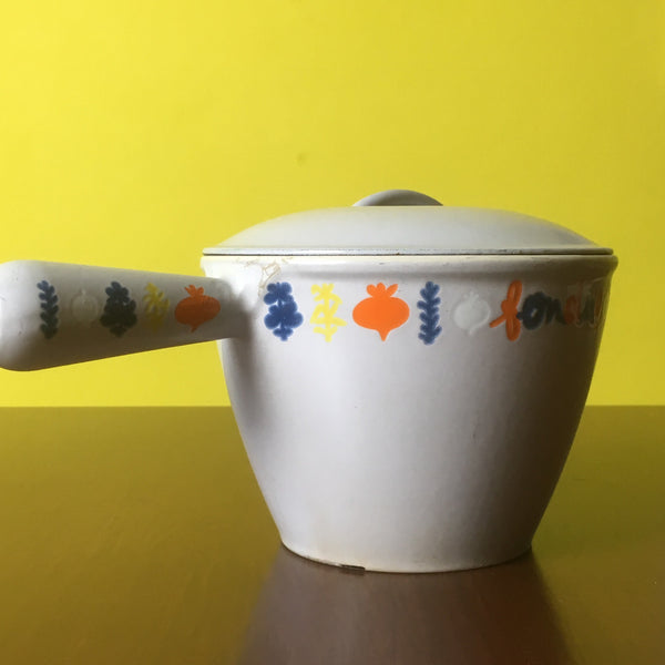 Creuset fonduepan met deksel