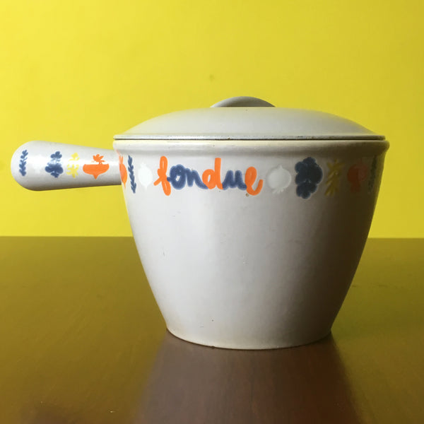 Creuset fonduepan met deksel
